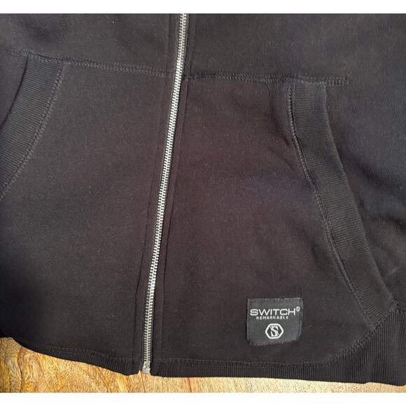 SWITCH REMARKABLE Men’s Superior Face ZipUp Hoodie Limited Edition w Patches - Picture 8 of 8